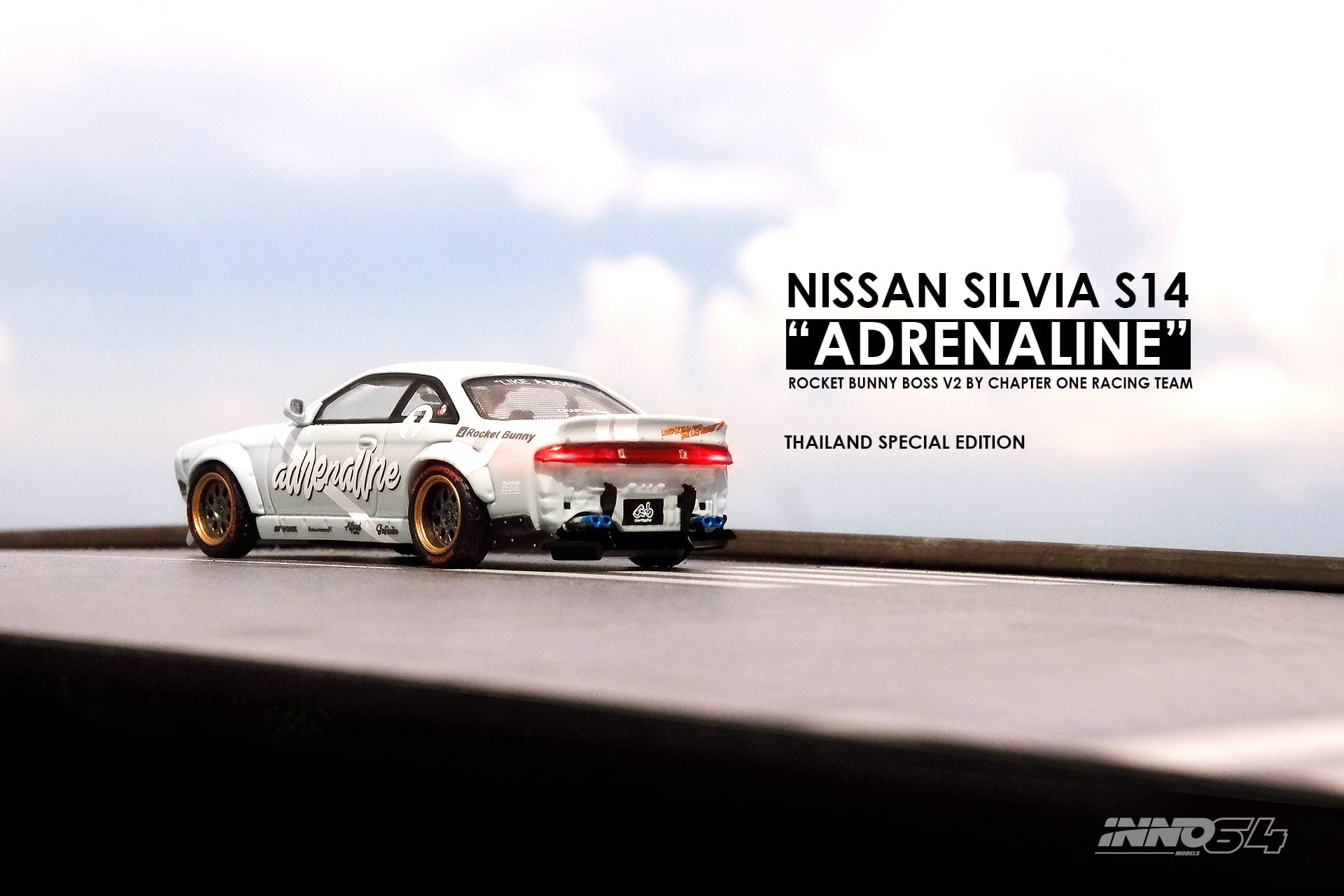 INNO Models 1:64 Nissan Silvia S14 Rocket Bunny Boss Aero