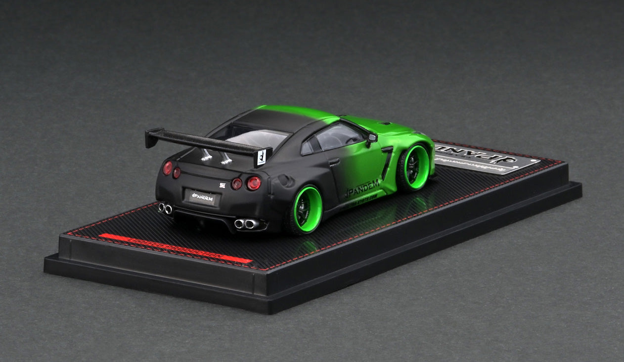 Ignition Model 1:64 Nissan Skyline (R35) GT-R Pandem in Green