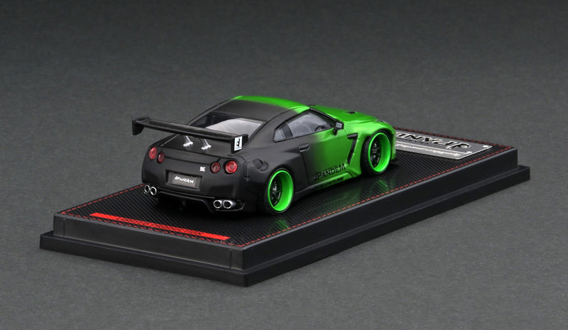 Ignition Model 1:64 Nissan Skyline (R35) GT-R Pandem in Green / Black