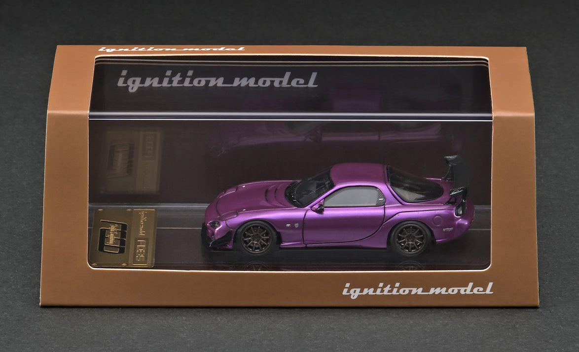 Mazda RX-7 パープル 1/18 Ignition Model Ignition Model 1:64 Mazda RX-7 (FD3S) FEED in Purple