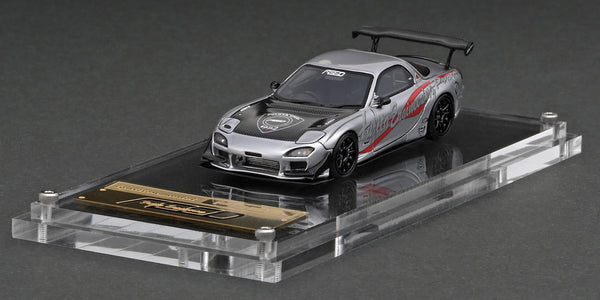 Ignition Model 1:64 Mazda RX-7 (FD3S) FEED Afflux GT3 in Silver