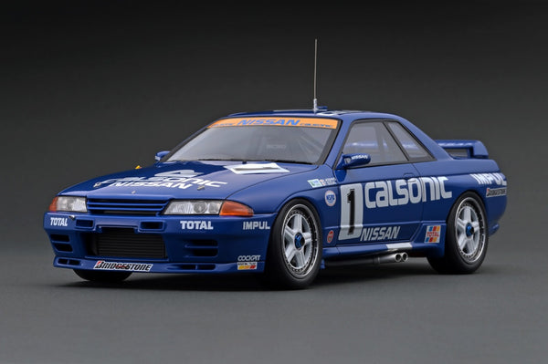 Ignition Model 1:18 Nissan Skyline GT-R (BNR32) CALSONIC #1 1991 JTC