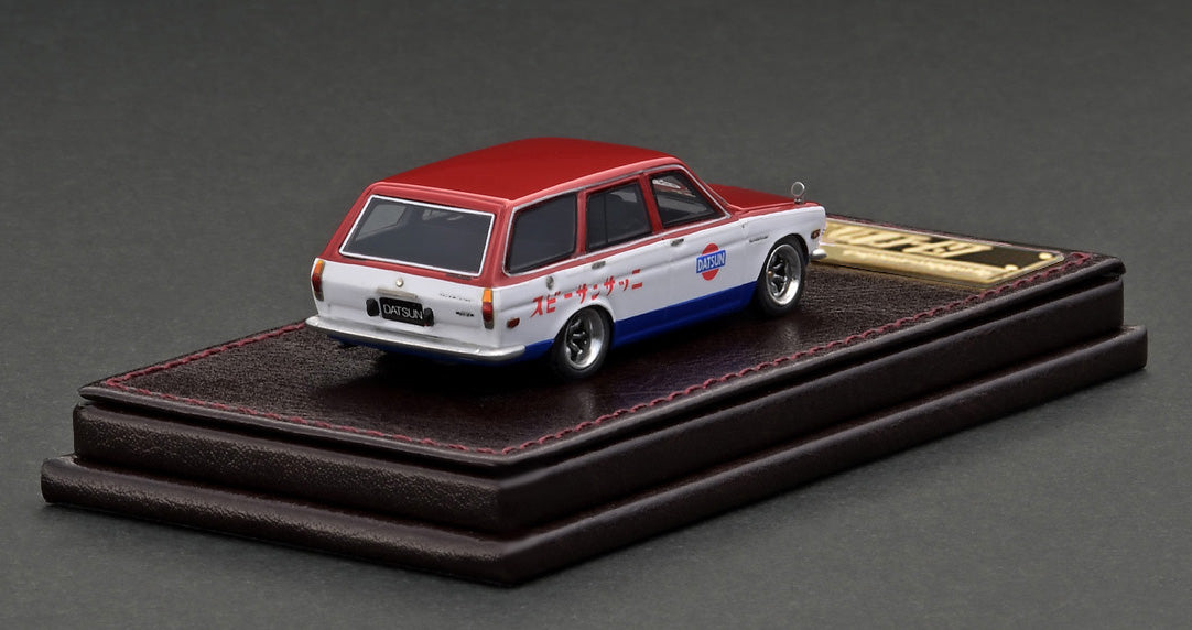 ミニカー ignitionmodel Datsun Bluebard wagon 1/64 Ignition Model 1/64 Datsun Bluebird 510 Wagon Red/White/Blue