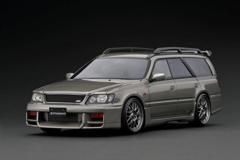 Ignition Model 1:18 Nissan Stagea 260RS (WGNC34) in Silver