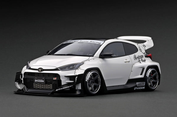 Ignition Model 1:18 Toyota GR Yaris (4BA) PANDEM in White