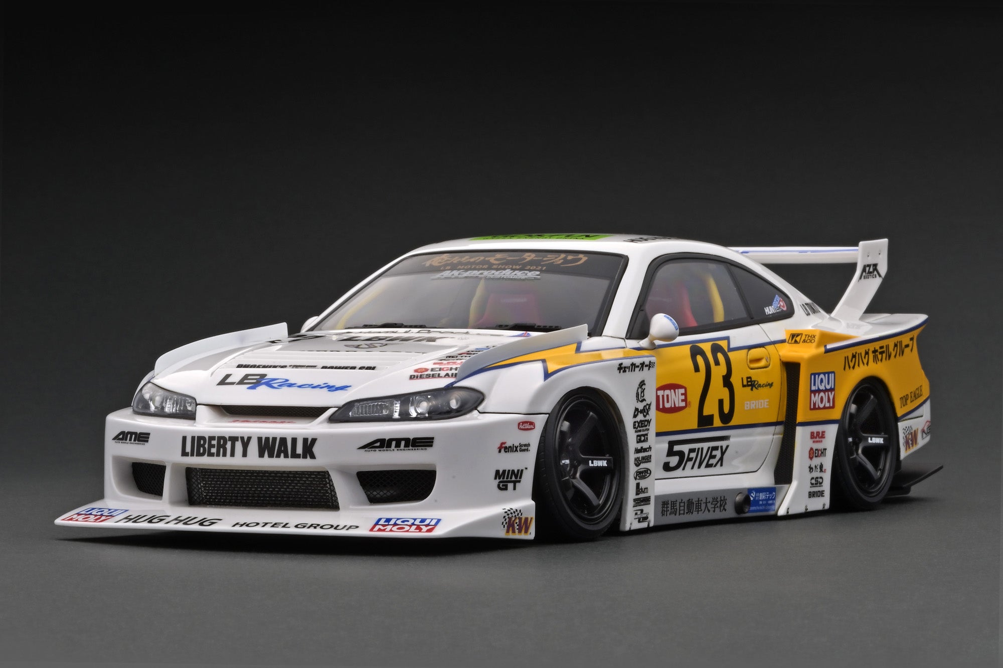 Ignition Model 1:18 Nissan Silvia (S15) LBWK Super Silhouette in White