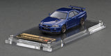 Ignition Model 1:64 Nissan Skyline GT-R (R34) V Spec II in Bayside Blue