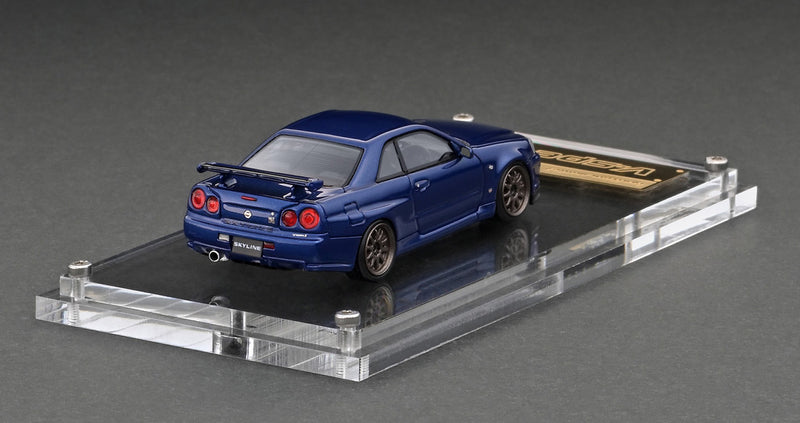*PREORDER* Ignition Model 1:64 Nissan Skyline GT-R (R34) V Spec II in Bayside Blue