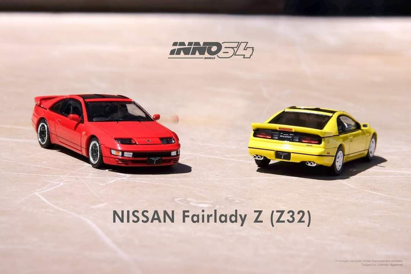 INNO64 1:64 Nissan Fairlady Z (Z32) in Yellow Pearl Glow
