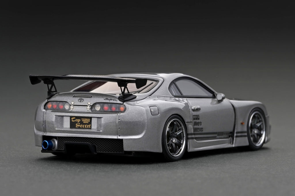 1/64 IG Ignition Model Toyota Supra (JZA80) RZ (Silver) Car