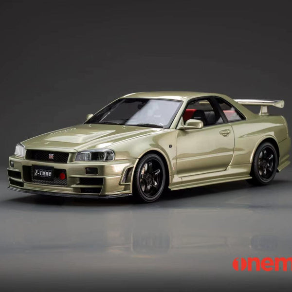 One Model 1:18 Nissan Skyline R34 Z-Tune in Millennium Jade One Model 1:18 Nissan Skyline R34 Z-Tune in Millennium Jade