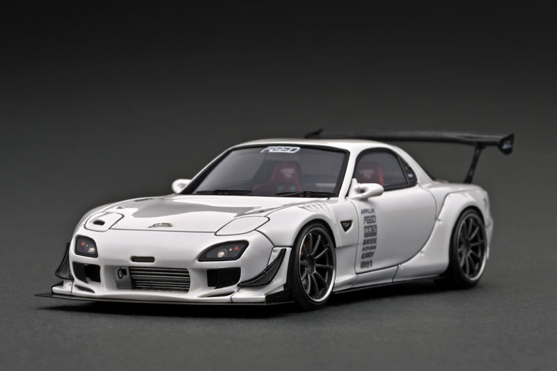 Ignition Model 1:43 Mazda RX-7 (FD3S) FEED Afflux GT3 in White