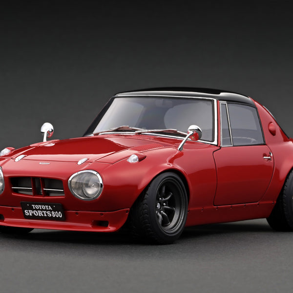 IG3097 1/18 Toyota Sports 800 NOB Hachi Ver White - ig-model