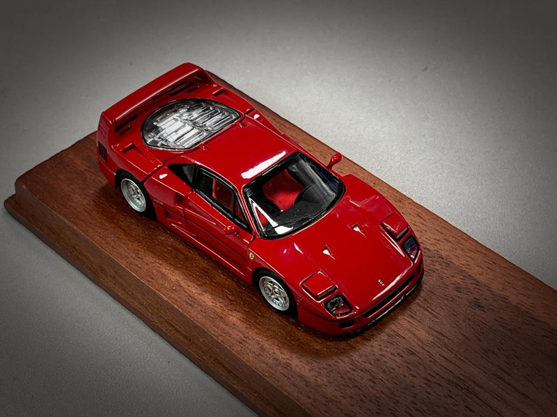 PGM Models 1:64 Ferrari F40 Regular Version in Red