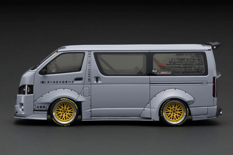 Ignition Model 1:18 T.S.D. Works Toyota HiACE in Gray