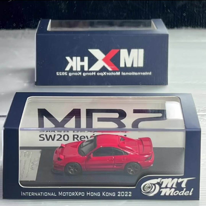 Peako Models 1:64 Toyota MR2 SW20 IMXK 2022 Special Event Model V4 in Red