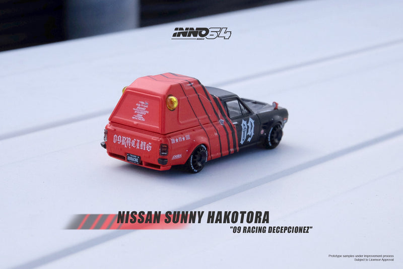 INNO64 1:64 Nissan Sunny "Hakotora" 09 Racing DECEPCIONEZ