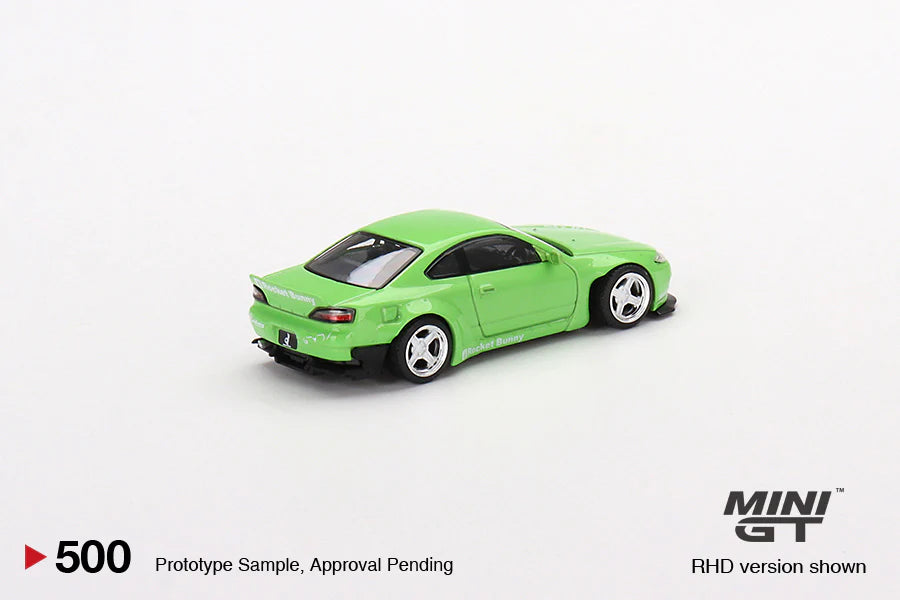 MINIGT 1:64 Nissan Silvia Pandem Rocket Bunny (S15) in Green