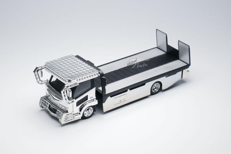 Micro Turbo 1:64 Dekatora Flatbed Transport Truck