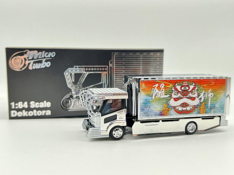 Micro Turbo 1:64 Dekatora Enclosed Transport Truck