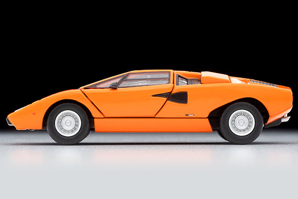 TomyTec 1:64 Lamborghini Countach LP400 in Orange Fully Open Die