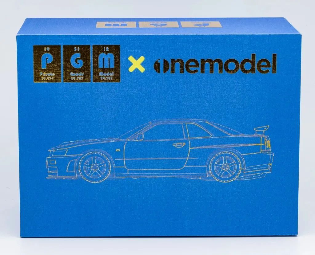 PGM Models & One Model 1:43 Nissan Skyline Z-Tune in Metallic Blue Luxury Version