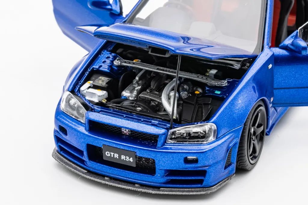 Nissan Skyline ニスモ　1/43スケールモデル Spark Models 1:43 PENNZOIL NISMO Nissan Skyline GT-R (R34