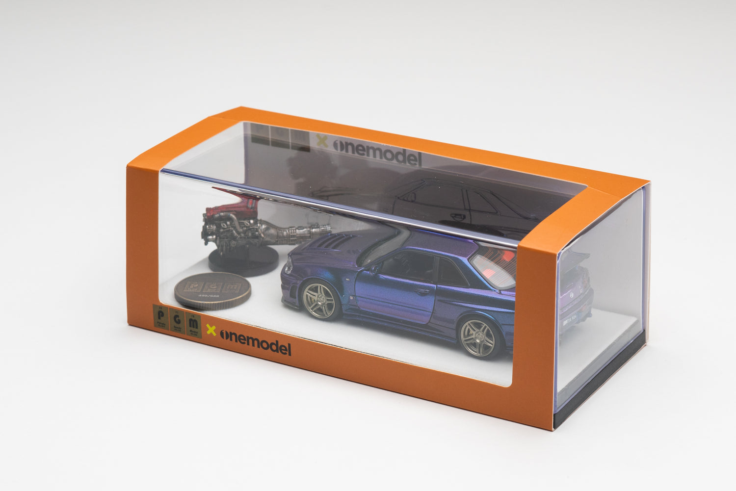 PGM Models & One Model 1:43 Nissan Skyline Z-Tune in Chameleon Ordinary Version