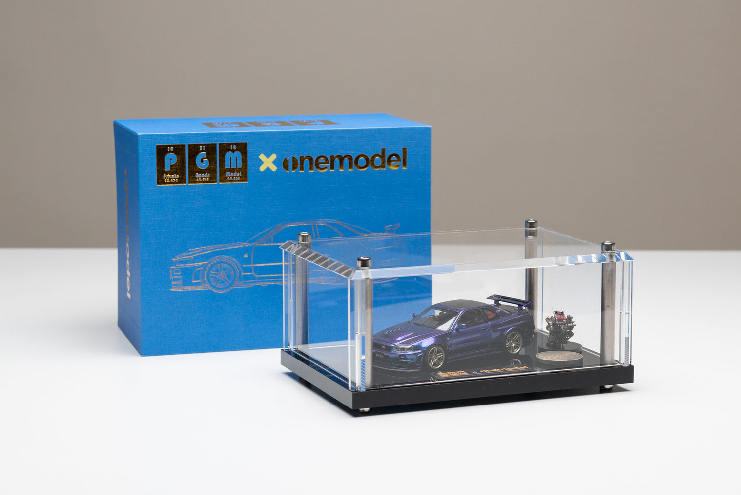 PGM Models & One Model 1:43 Nissan Skyline Z-Tune in Chameleon Luxury Version