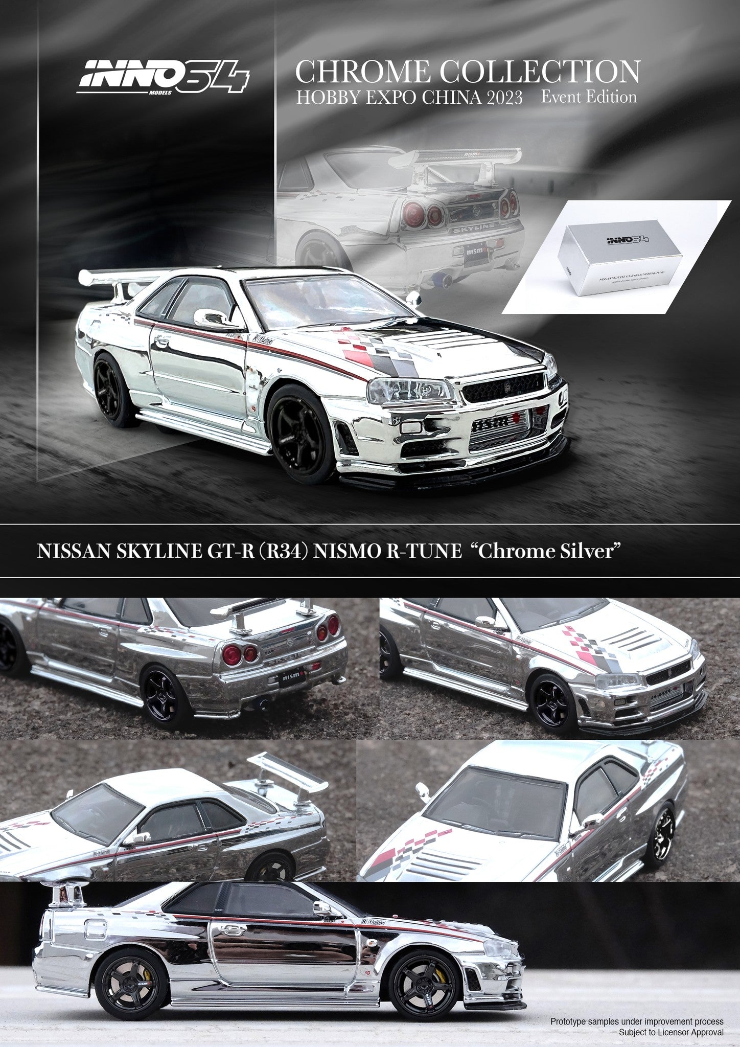 INNO64 1:64 Nissan Skyline GT-R (R34) R-Tune Hobby Expo