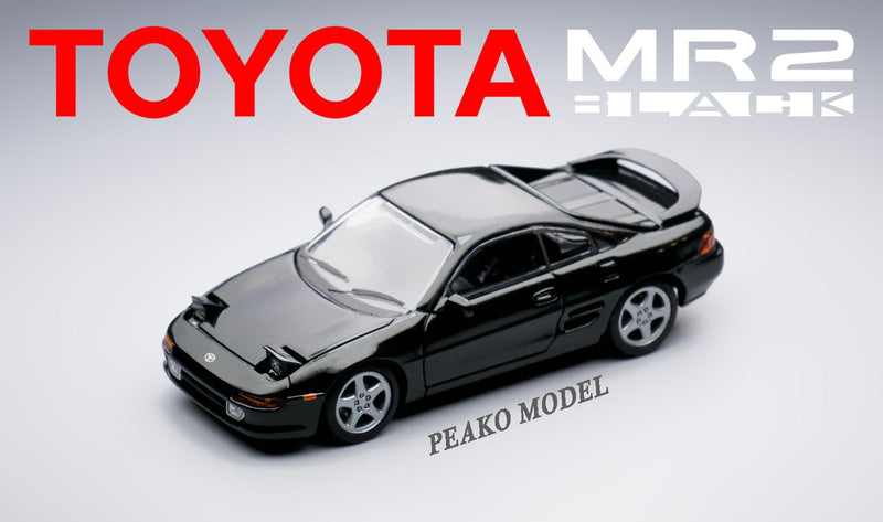 Toyota MR2 SW20 1996 in Black with Pop Up Headlights