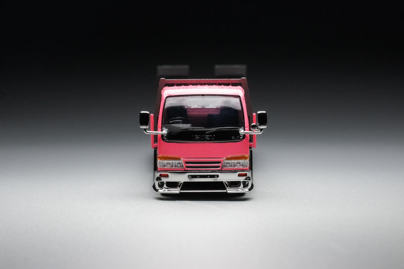 Peako Model x YES Model 1:64 Flatbed Tow Truck in Pink
