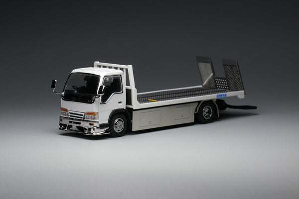Peako Model x YES Model Flatbed Tow Truck in White V2