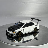 Peako Models 1:64 Mitsubishi Lancer Evolution IX Varis Edition in White