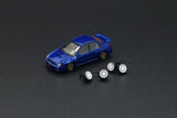 BM Creations 1:64 Subaru 2001 Impreza WRX LHD in Blue