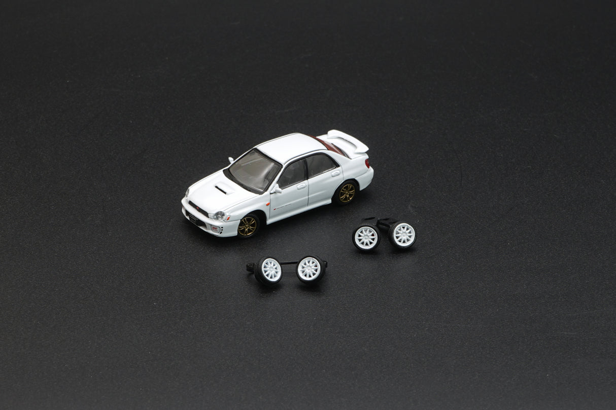 BM Creations 1:64 Subaru 2001 Impreza WRX LHD in White