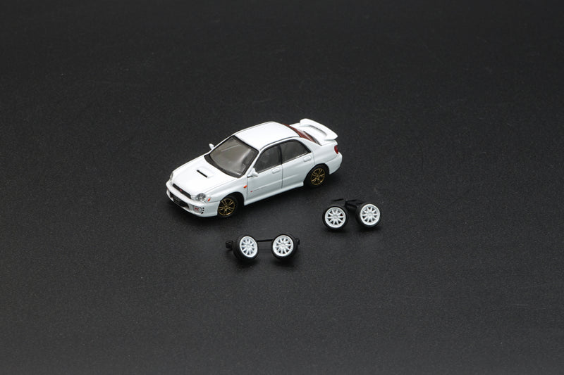 BM Creations 1:64 Subaru 2001 Impreza WRX LHD in White