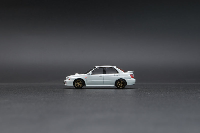 BM Creations 1:64 Subaru 2001 Impreza WRX LHD in White