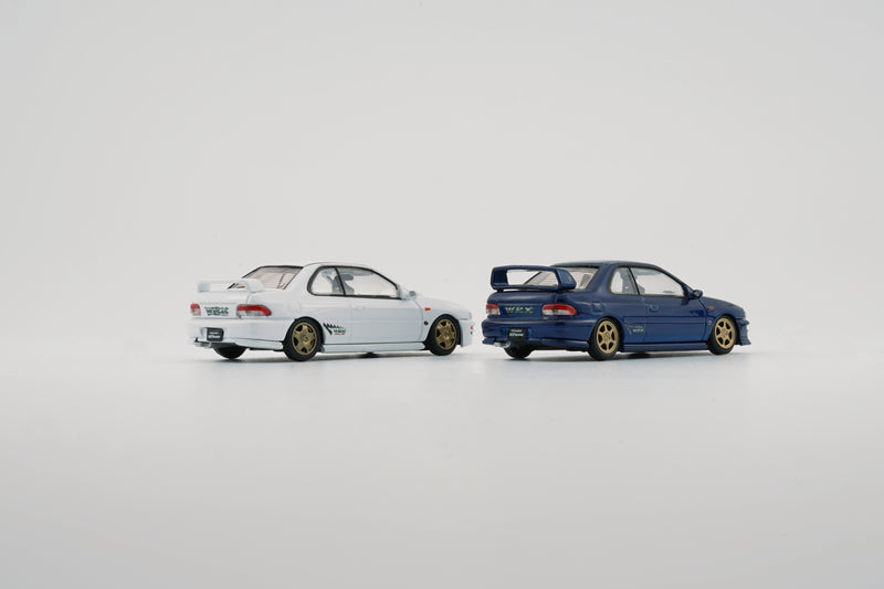 BM Creations 1:64 Subaru Impreza WRX Type-R (LHD) in Blue