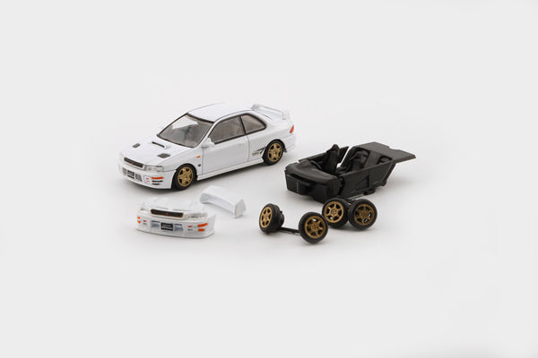 BM Creations 1:64 Subaru Impreza WRX Type-R (LHD) in White