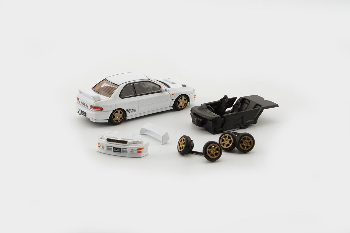BM Creations 1:64 Subaru Impreza WRX Type-R (LHD) in White