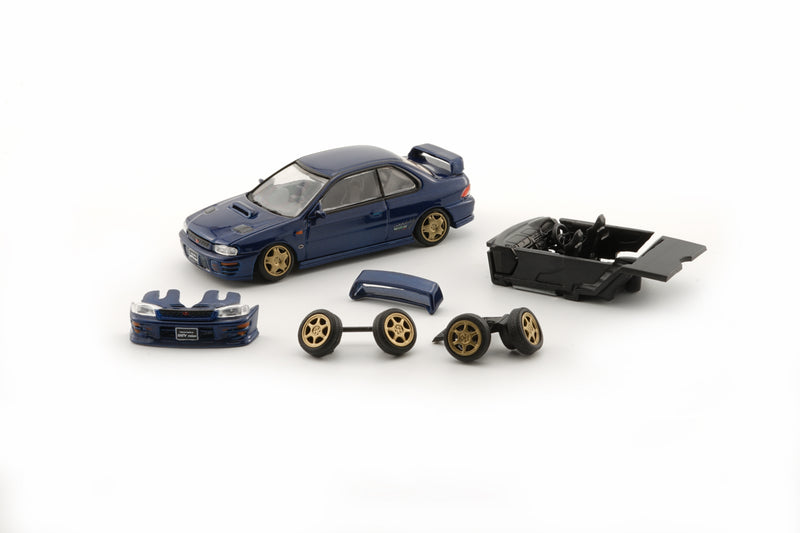 BM Creations 1:64 Subaru Impreza WRX Type-R (LHD) in Blue
