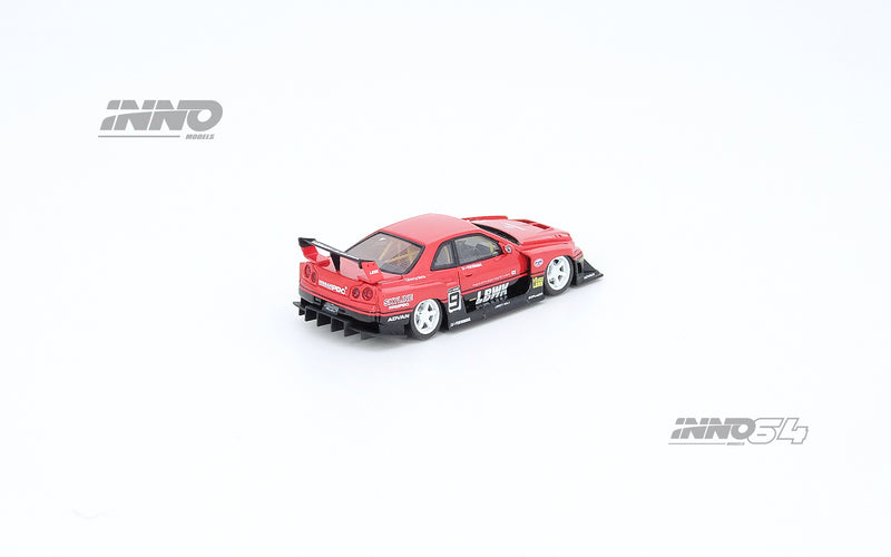 INNO64 1:64 Nissan Skyline (ER34) Super Silhouette 