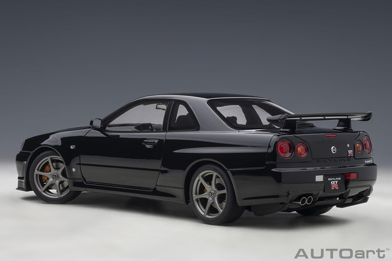 AUTOart 1:18 Nissan Skyline GT-R (R34) V-Spec II in Black Pearl