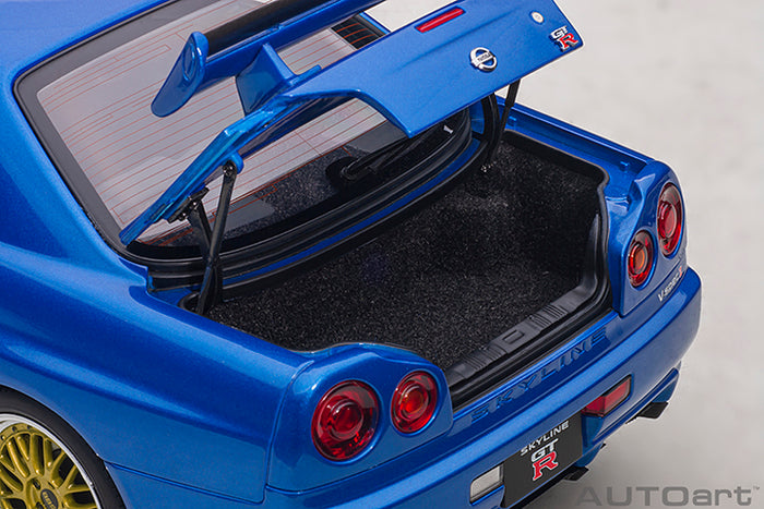 AUTOart 1:18 Nissan Skyline GT-R (R34) V-Spec II in Bayside