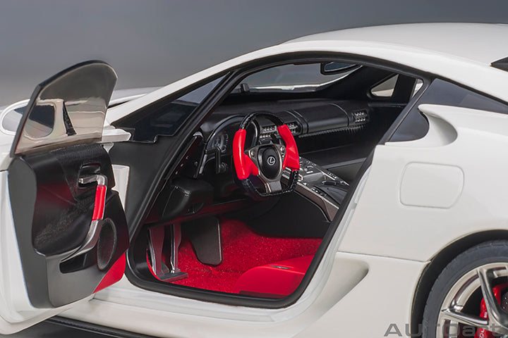 AUTOart 1:18 Lexus LFA in Whitest White – Model Cars Houston