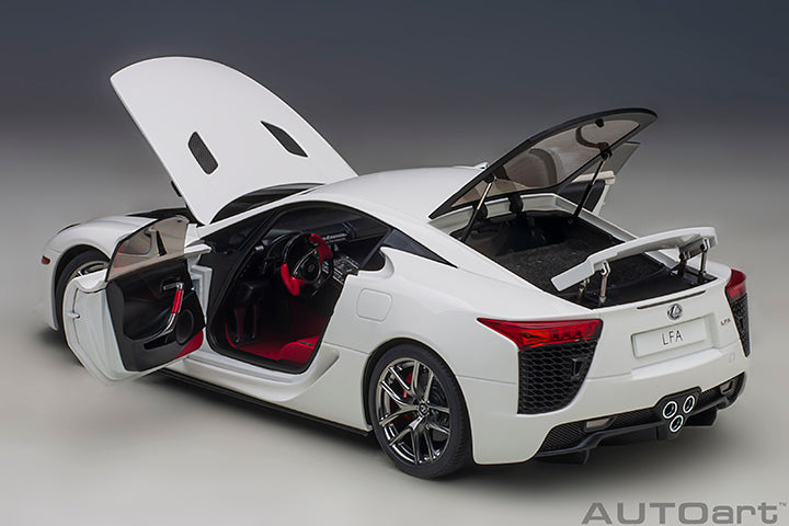 AUTOart 1:18 Lexus LFA in Whitest White – Model Cars Houston