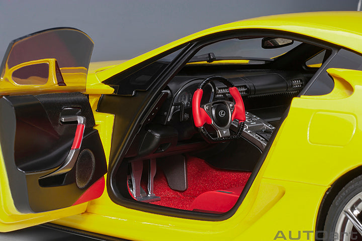 AUTOart 1:18 Lexus LFA in Pearl Yellow – Model Cars Houston