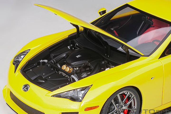 AUTOart 1:18 Lexus LFA in Pearl Yellow – Model Cars Houston