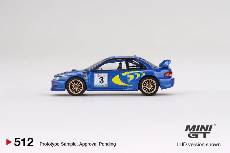 MINIGT 1:64 Subaru Impreza WRC97 1997 Rally Sanremo Winner